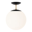 Alto Surface 12" shown in Matte Black with Brass