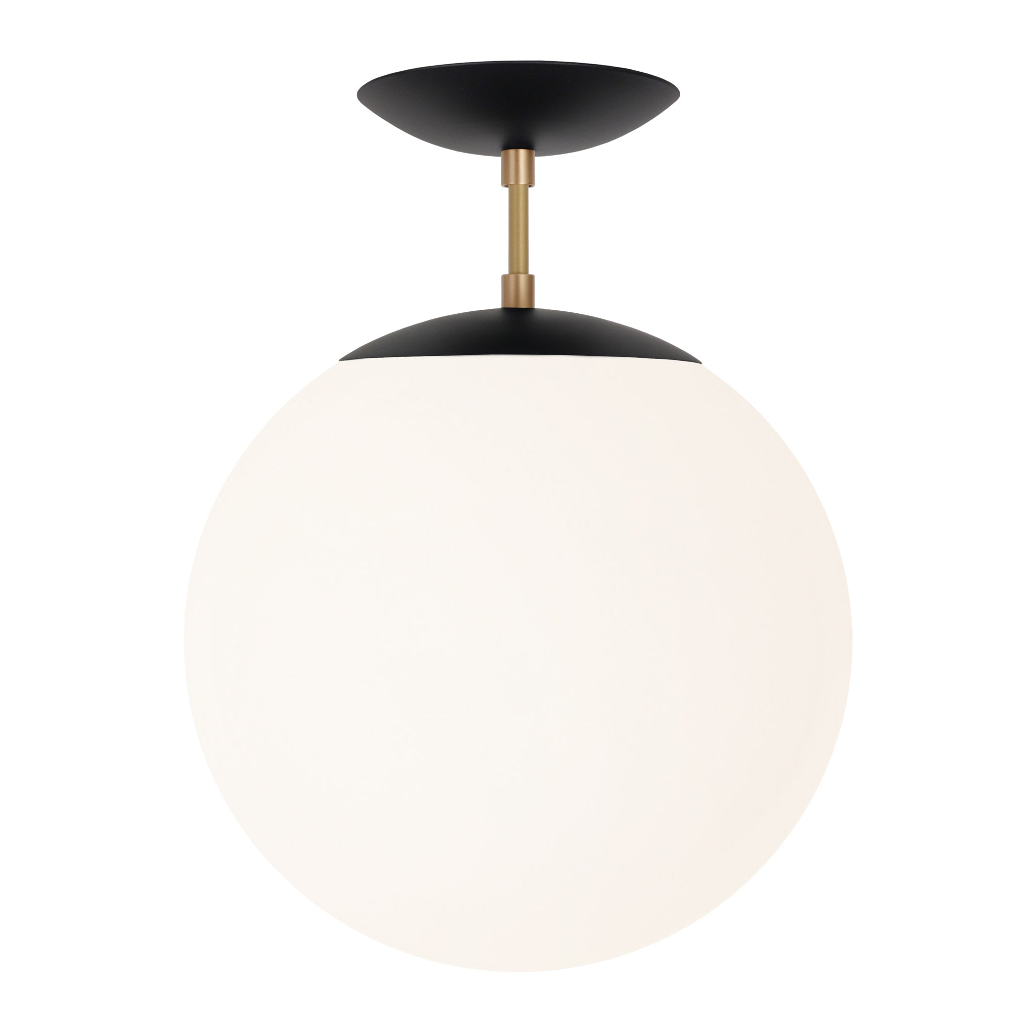 Alto Surface 12" shown in Matte Black with Brass