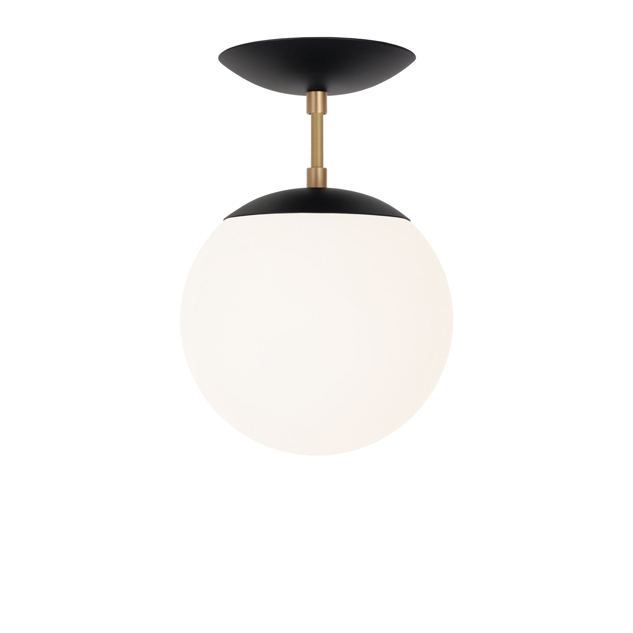 Alto Surface 8" shown in Matte Black with Brass