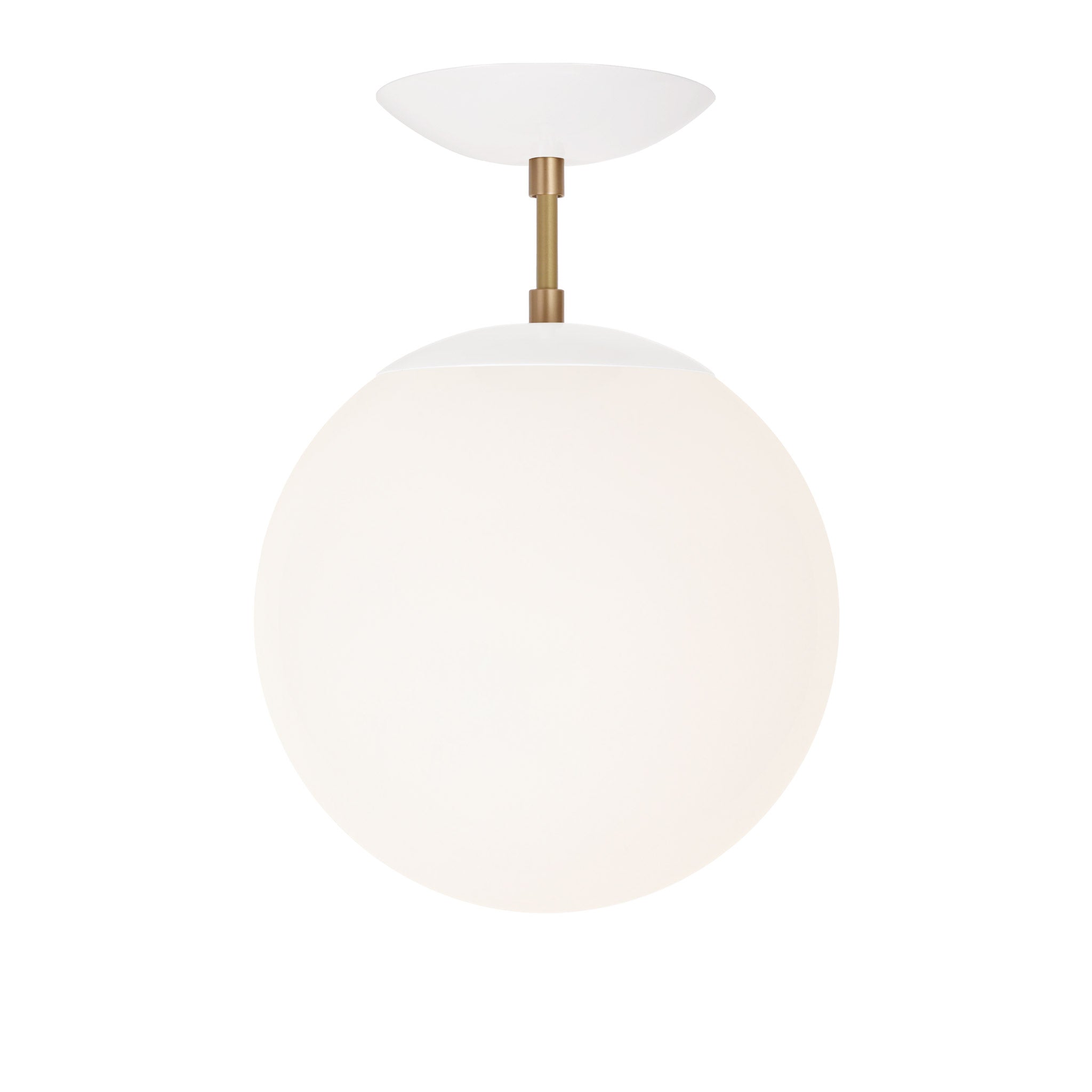 Alto Surface 10" shown in White with Brass