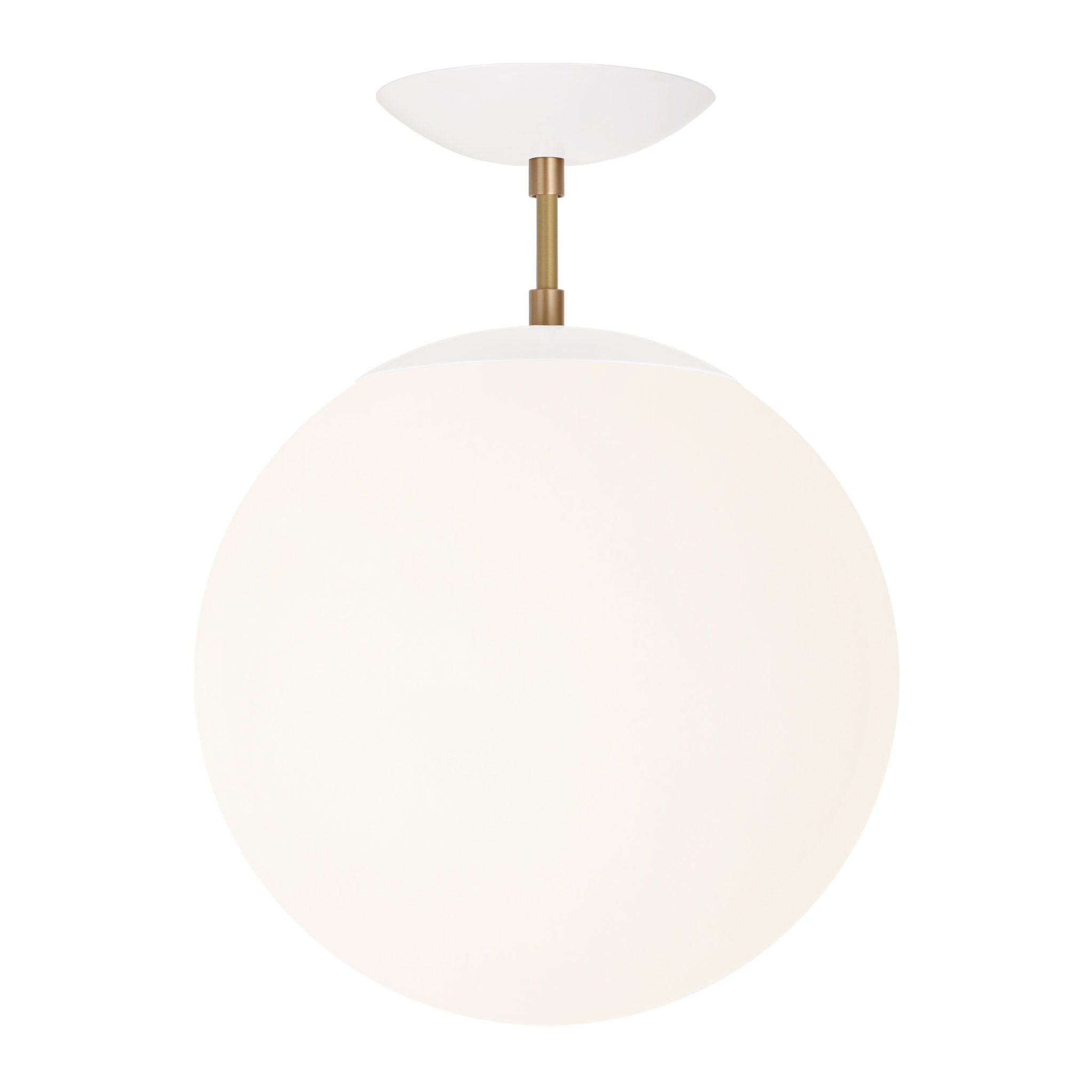 Alto Surface 12" shown in White with Brass