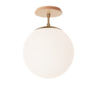 Alto Surface 10” shown in Heirloom Brass with a Maple Wood Canopy