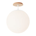 Alto Surface 12” shown in White with a Maple Wood Canopy