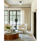 Anni Large shown with a Matte Black canopy and Matte Black accent finish