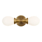 Archie Double shown in Heirloom Brass