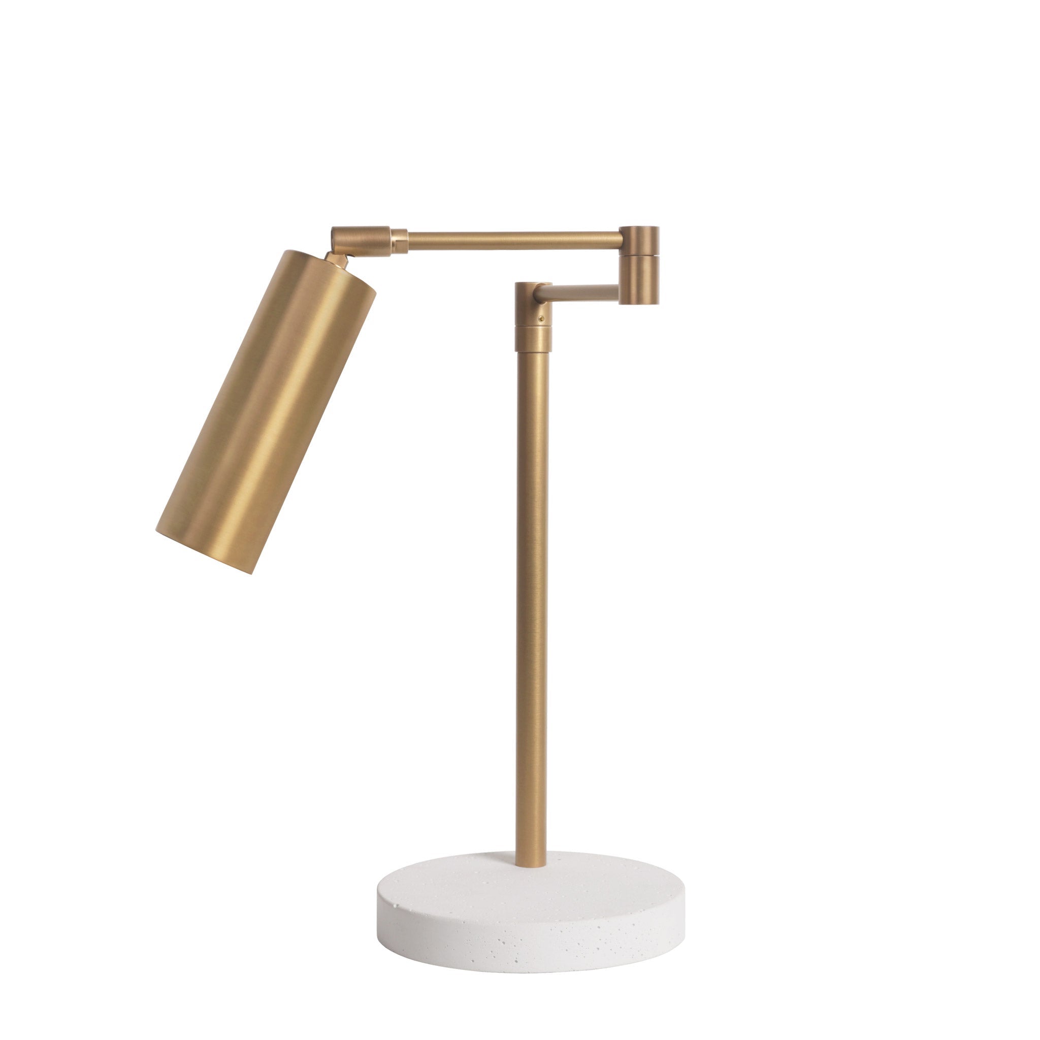 Fjord Articulated Lamp shown in Heirloom Brass