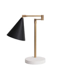 Petra Articulated Lamp shown in Matte Black
