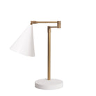 Petra Articulated Lamp shown in White