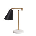 Tilt Cone Articulated Lamp shown in Matte Black
