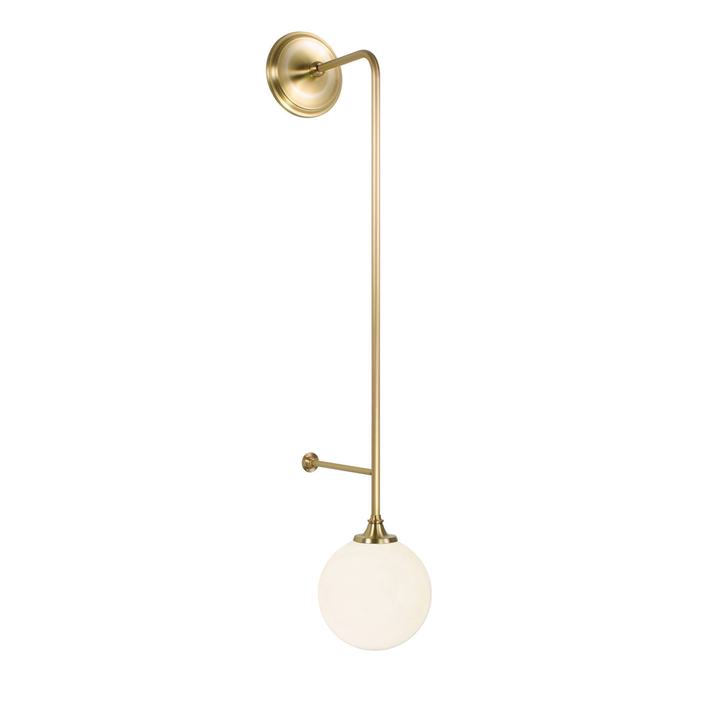 Beverly 6" shown in Brass with 37" length