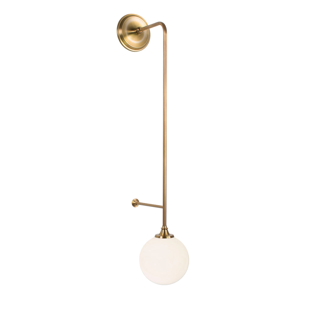 Beverly 6" shown in Heirloom Brass with 37" length