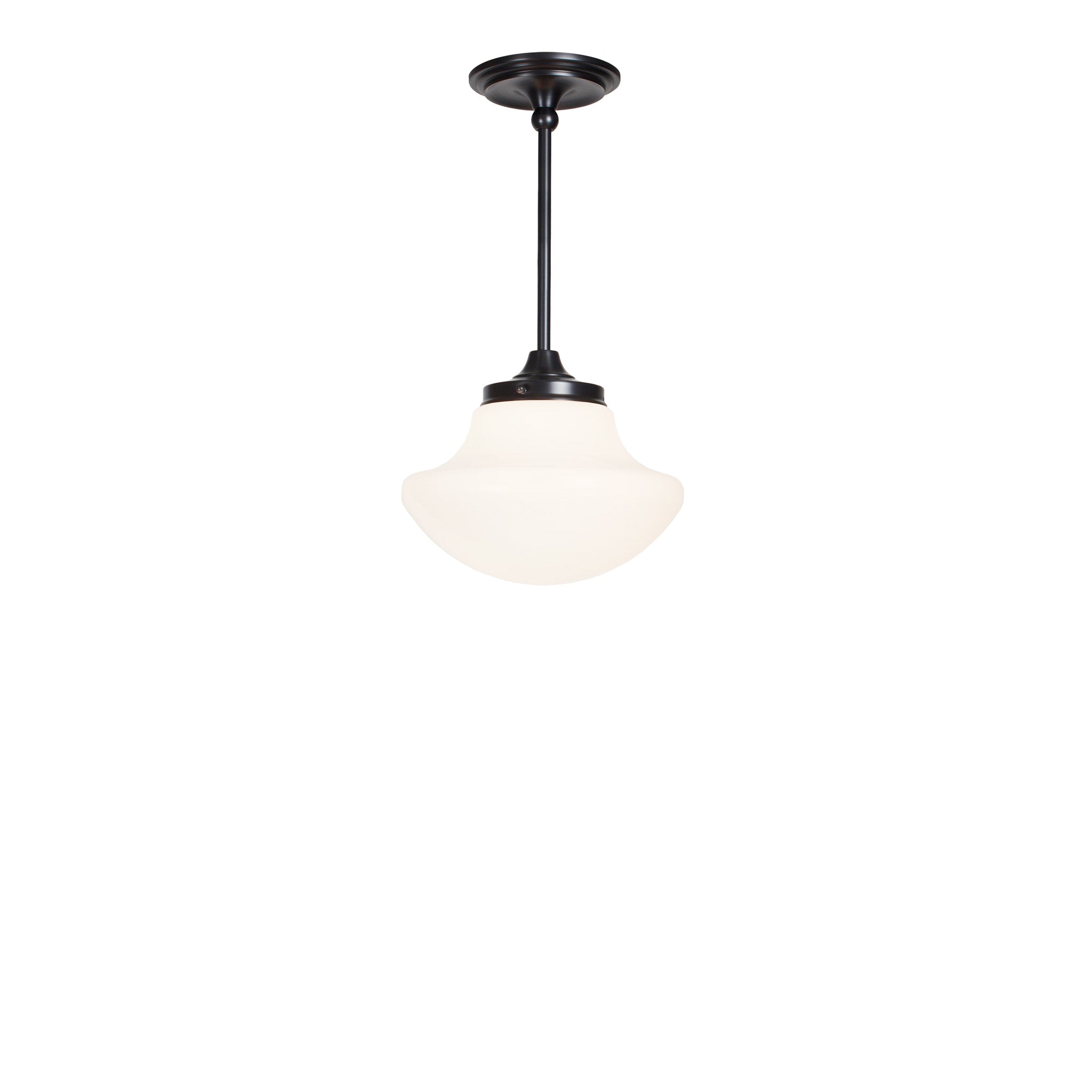 Bijou Pendant 10" Tulip shown in Graphite Patina