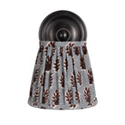 Cambridge Sconce shown in Graphite Patina with a Trulli Auburn Shade