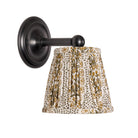 Cambridge Sconce shown in Graphite Patina with a Winfleur Mustard Shade