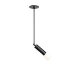 Fjord Spot Pendant shown in Matte Black with Standard Socket Placement
