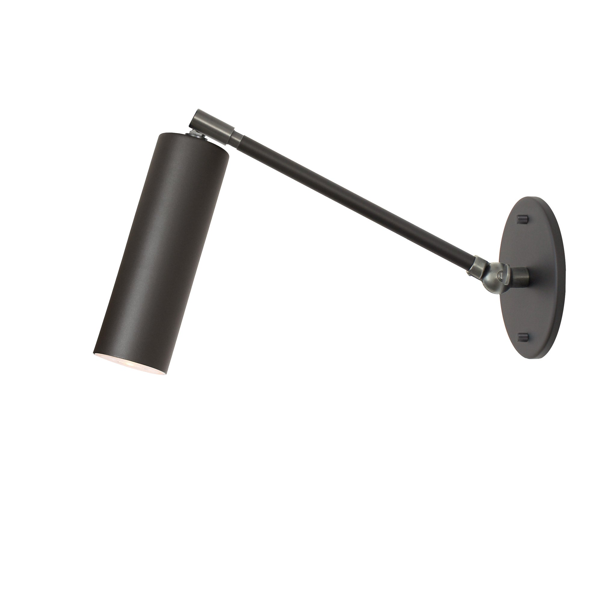 Fjord Spot Single Articulated shown in Matte Black with an 8" rod