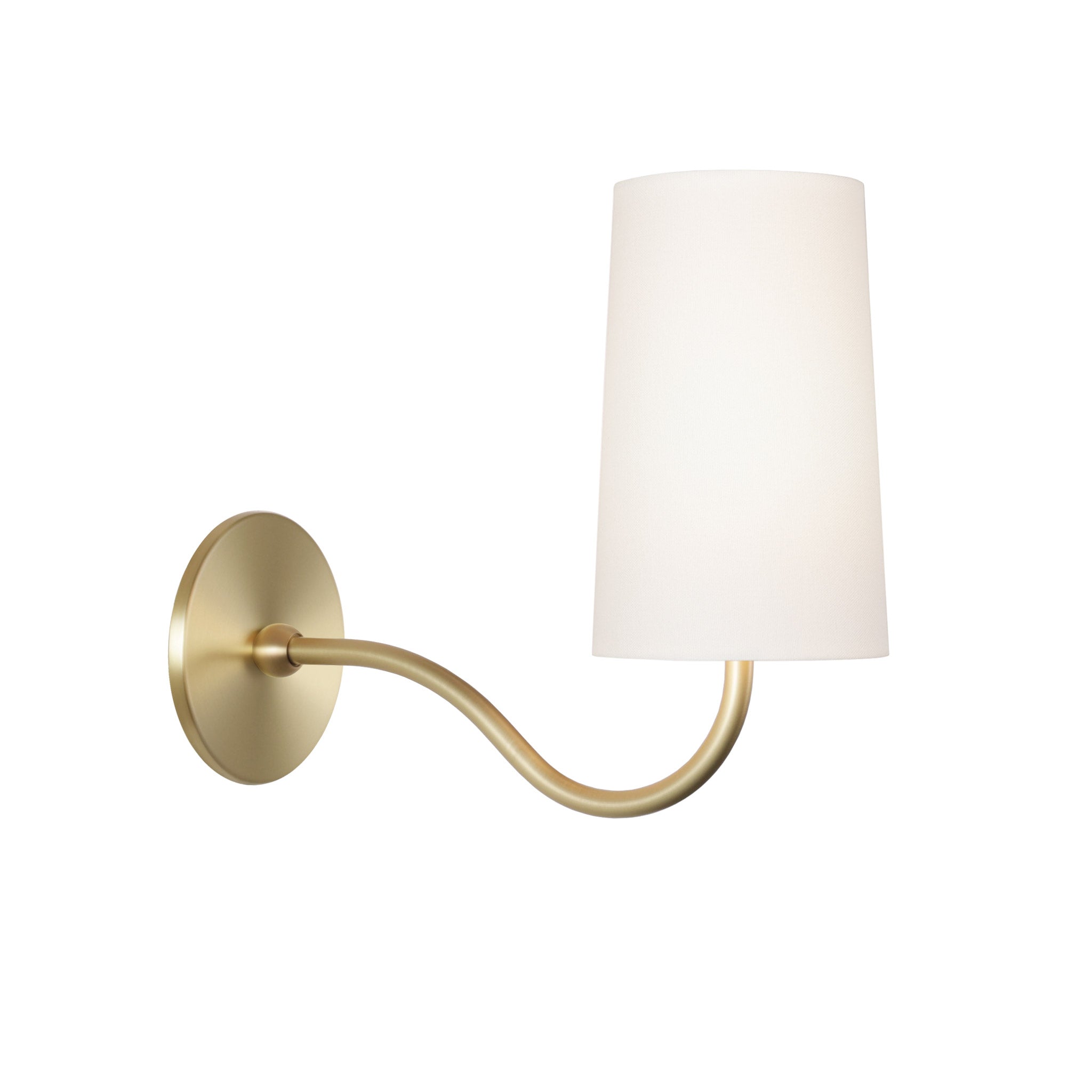Genevieve Sconce shown in Brass