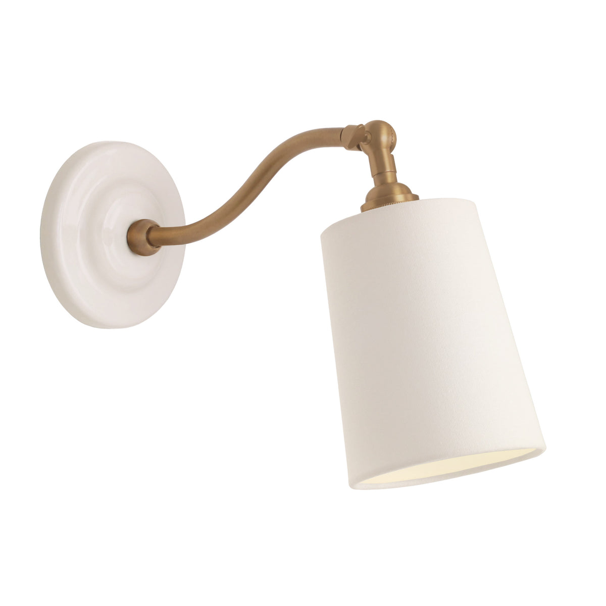 Grace Linen Sconce by Cedar & Moss