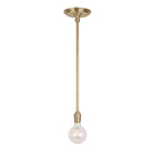 Grace Rod Pendant shown in Brass