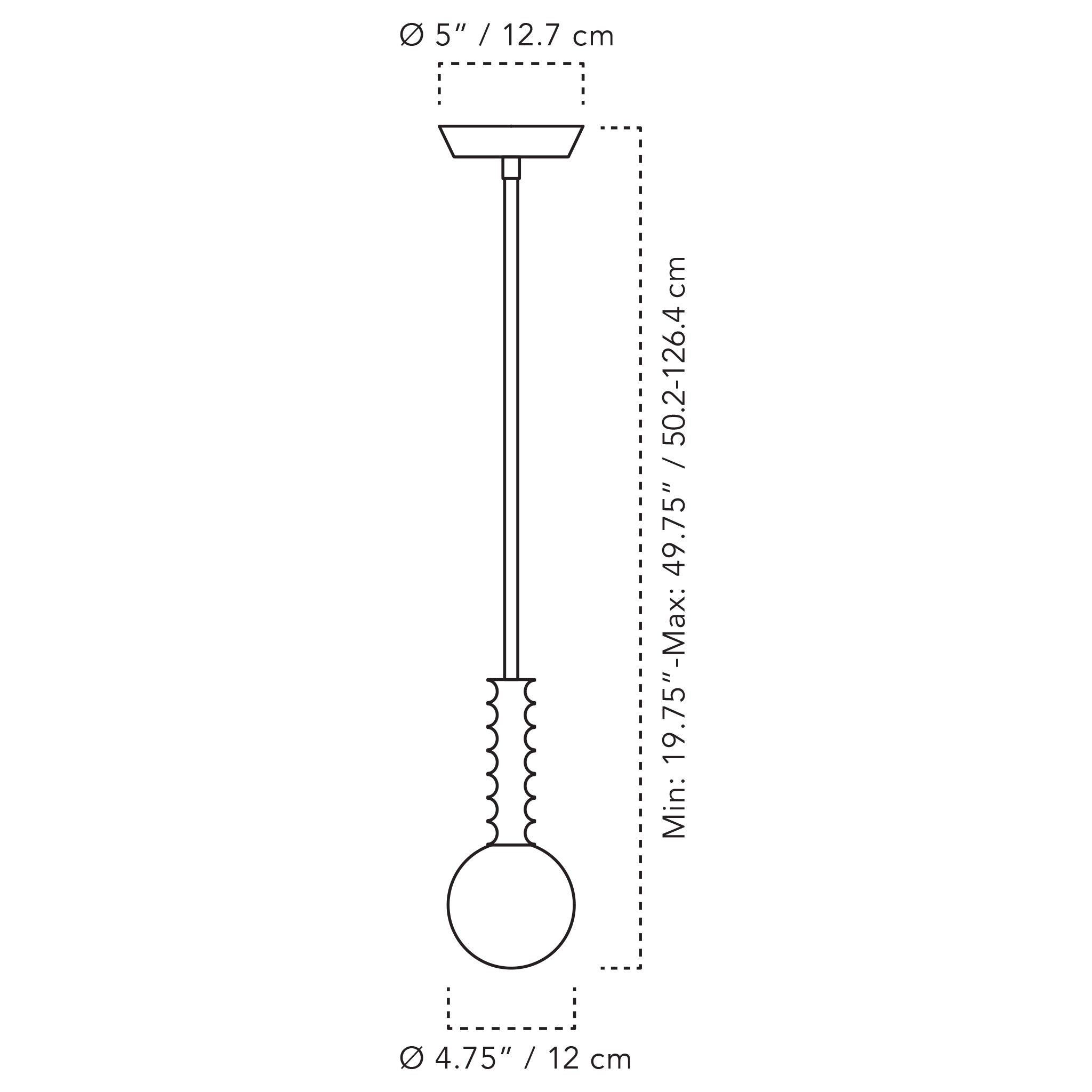 A Technical Drawing Of The Joslyn Pendant