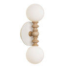 Lucy shown with Natural White Glaze ceramic canopy