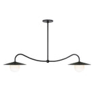 Marie Double Pendant shown in Matte Black