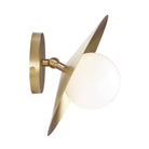 Marie Flush Sconce shown in Brass