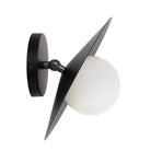 Marie Flush Sconce shown in Matte Black