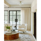 Marie Majeure Surface shown in White with Heirloom Brass