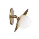 Marie Petite Flush Sconce shown in Heirloom Brass
