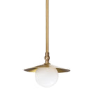 Marie Petite Pendant shown in Heirloom Brass