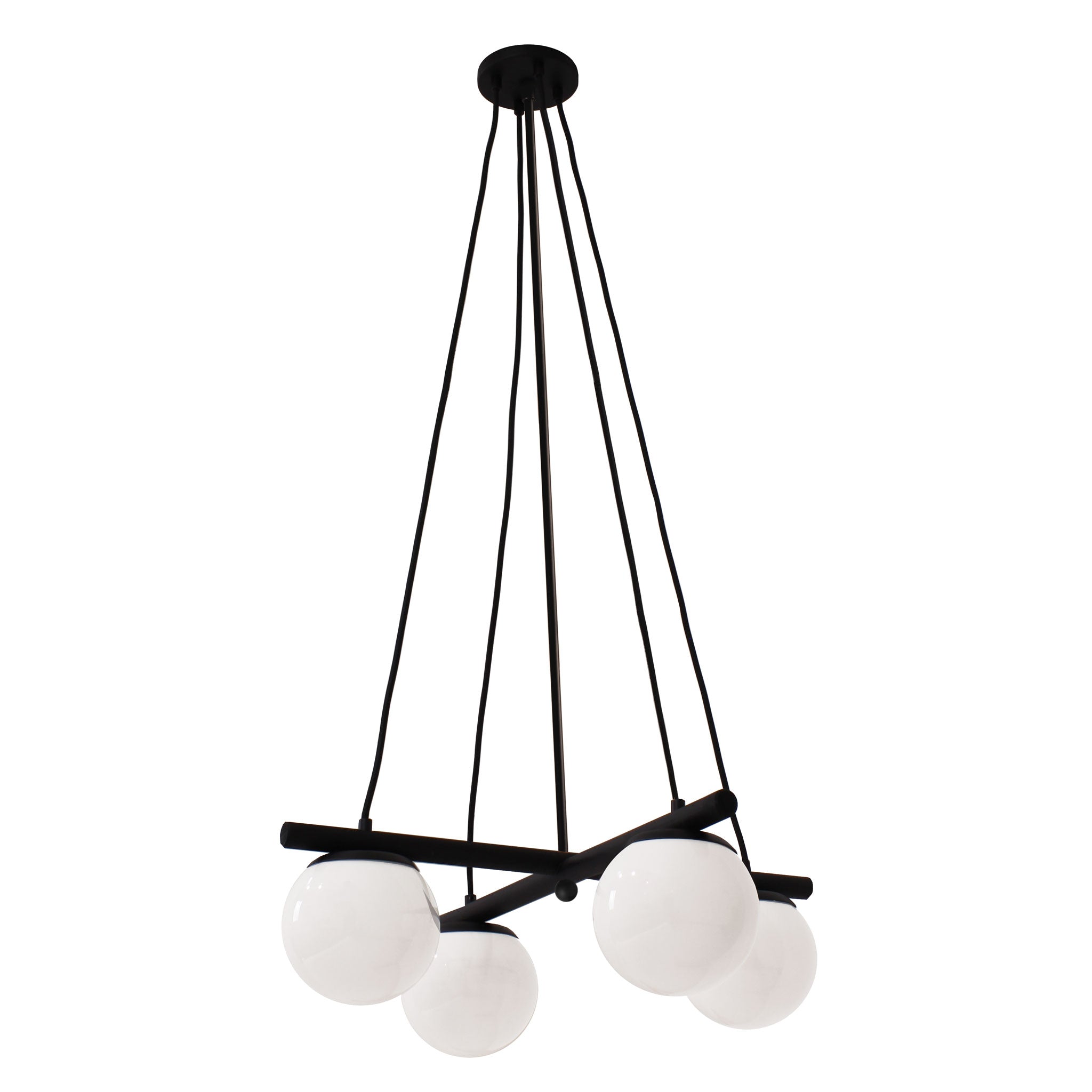 Marion pendant shown in Black Stained