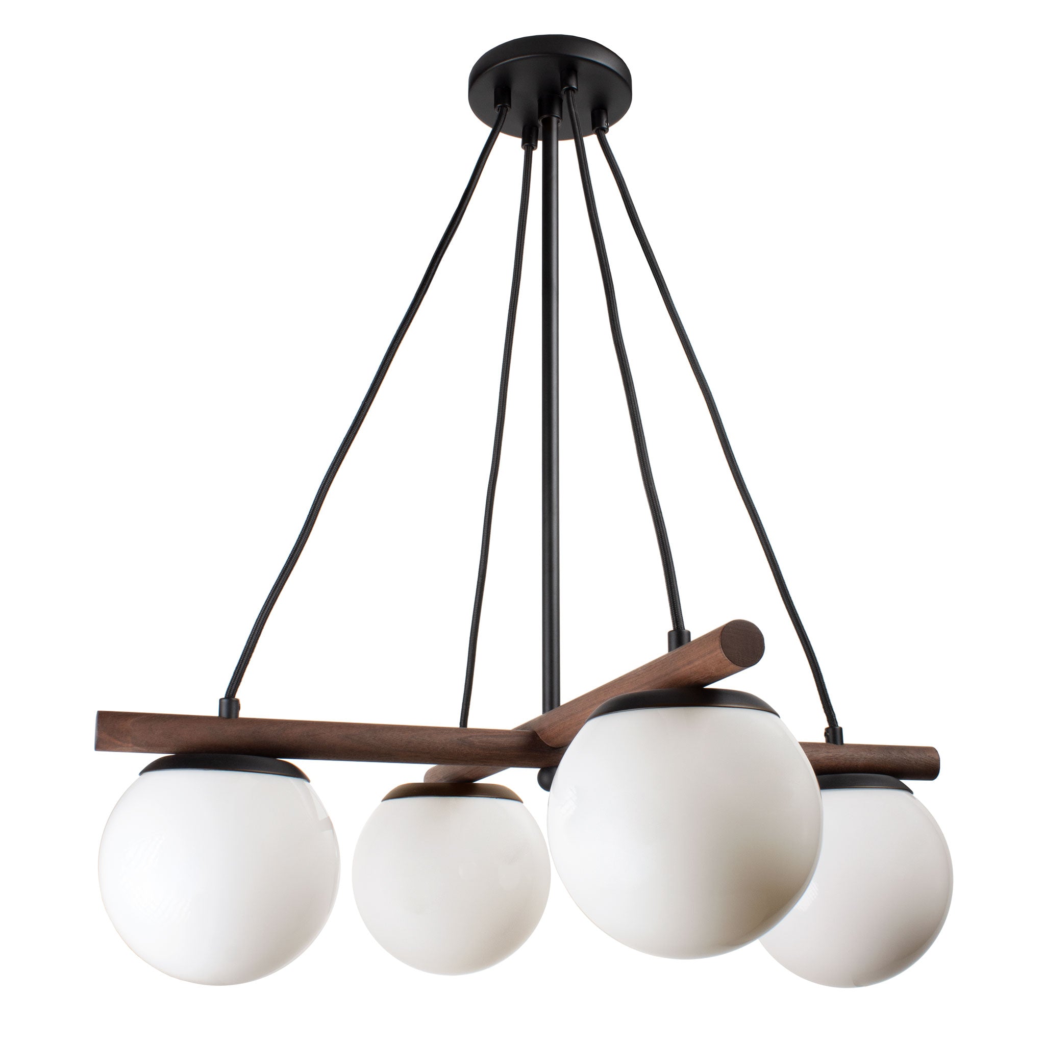 Marion pendant shown in Walnut