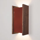 McKenzie Sconce shown in Walnut with a Cinnamon Ceramic Finish