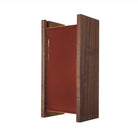McKenzie Sconce shown in Walnut with a Cinnamon Ceramic Finish