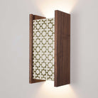 McKenzie Sconce shown in Walnut with a Thyme Ceramic Finish