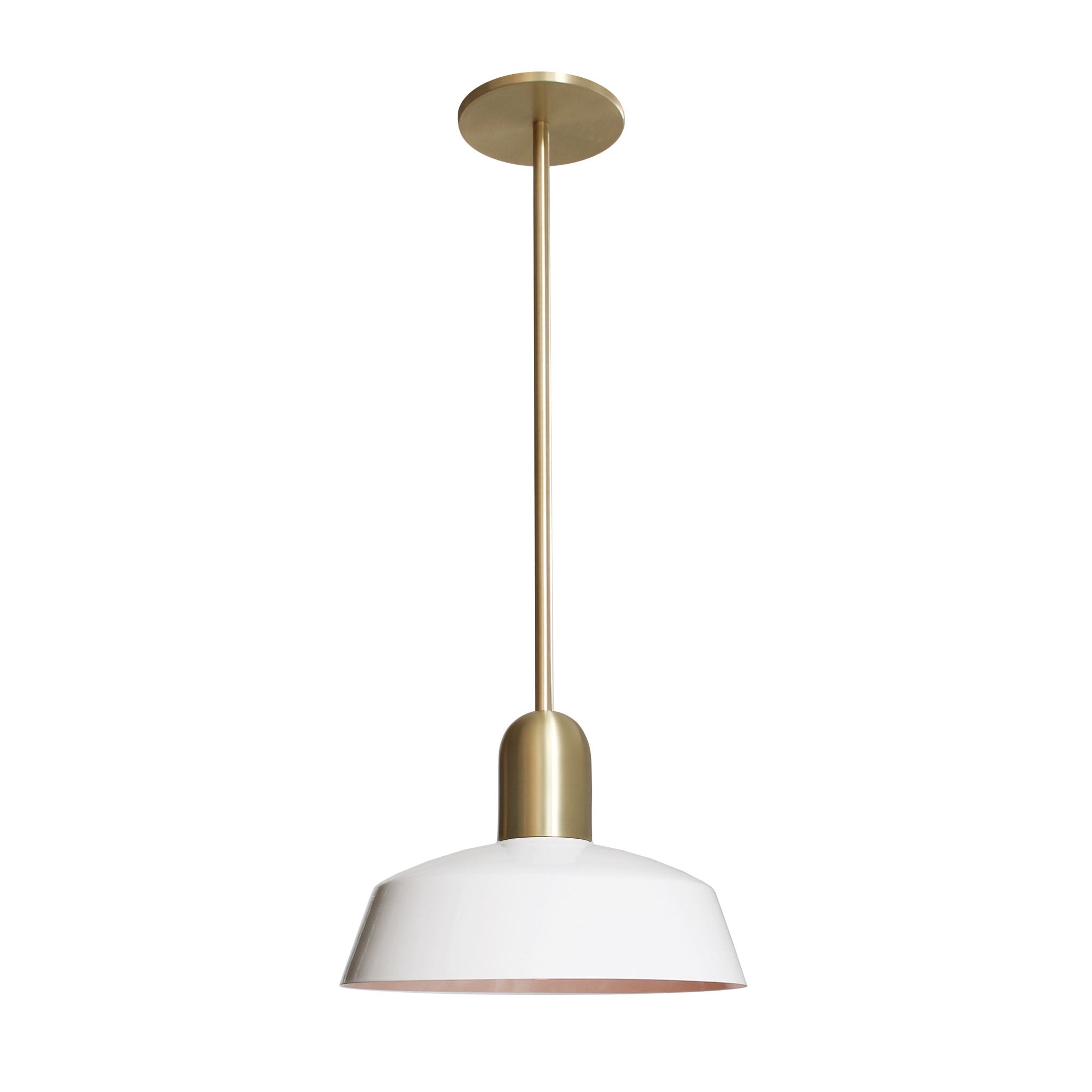 Meadowlark 11" Luxe Rod shown in White with Brass