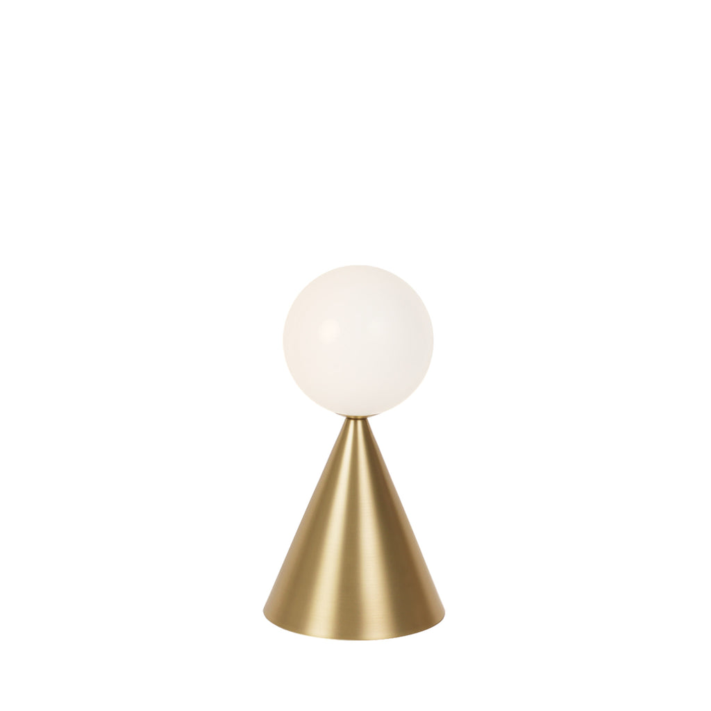 Mini Summit Table Lamp shown in Brass