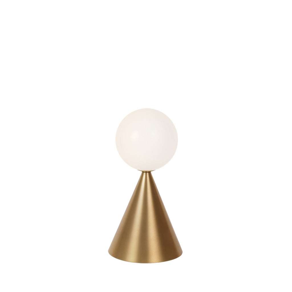 Mini Summit Table Lamp shown in Heirloom Brass