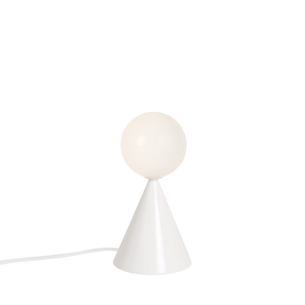 Mini Summit Table Lamp shown in White