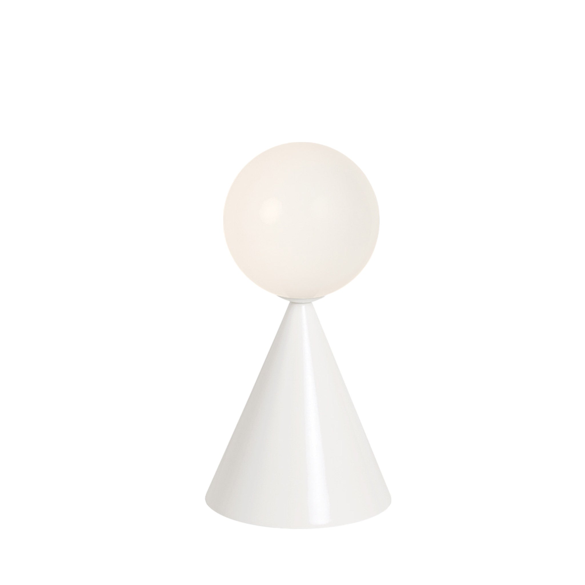 Mini Summit Table Lamp shown in White