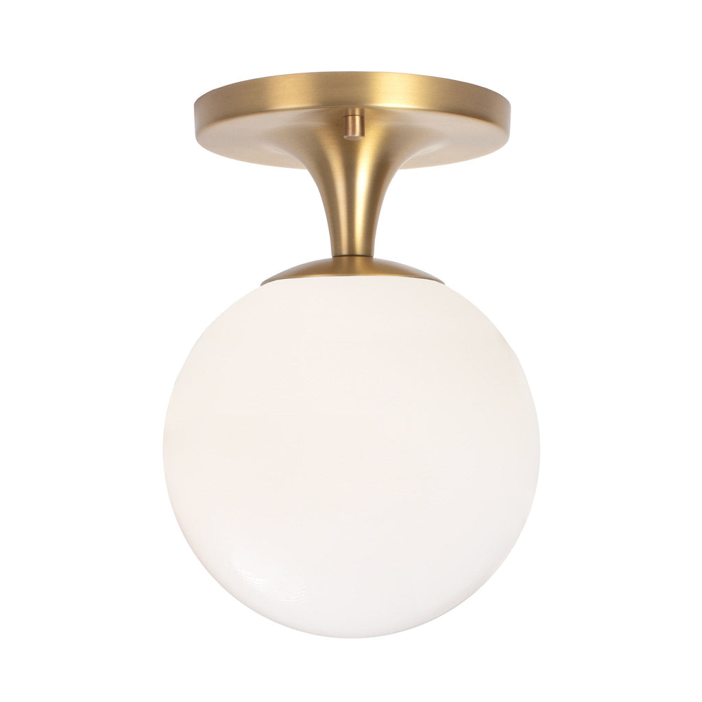 Moss 6" Sconce shown in Heirloom Brass