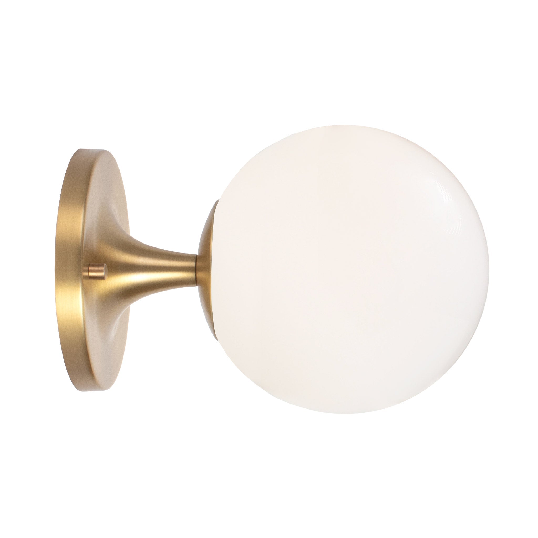 Moss 6" Sconce shown in Heirloom Brass