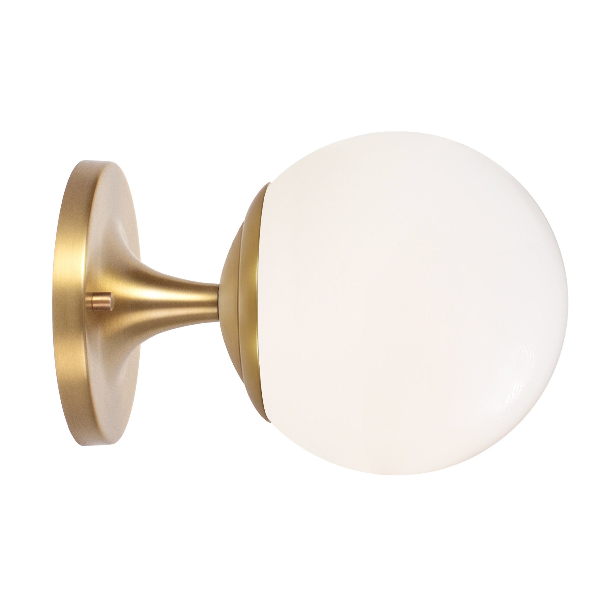 Moss 6" Sconce shown in Heirloom Brass