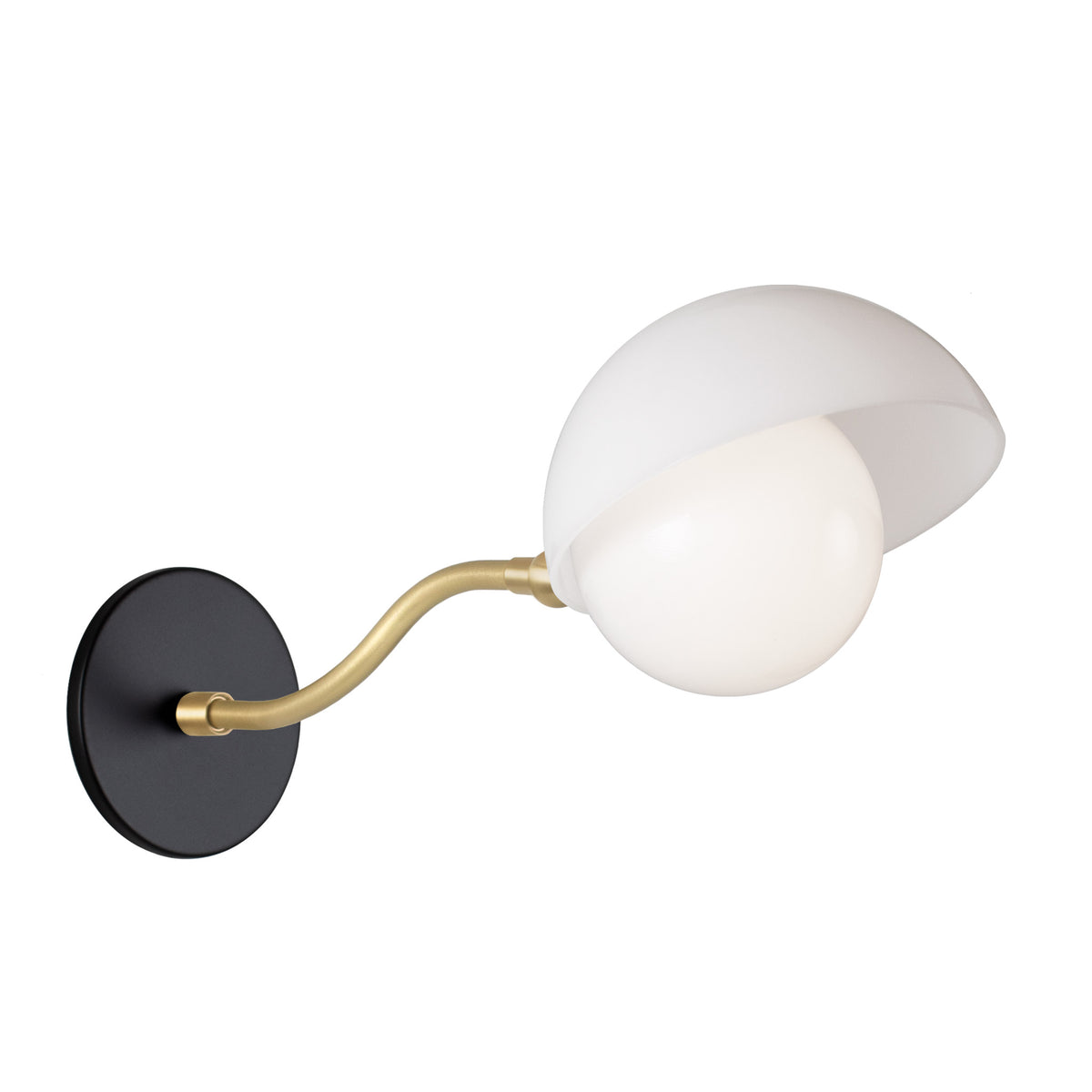 Noor Curve Sconce by Cedar & Moss