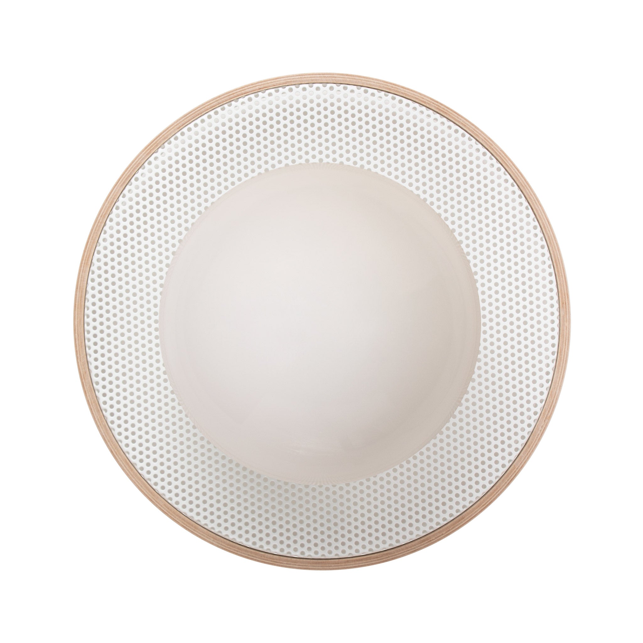 Otti 10" shown in White with Maple Wood Finish