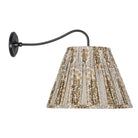 Oxford Grand Sconce shown in Graphite Patina with a Winfleur Mustard Shade
