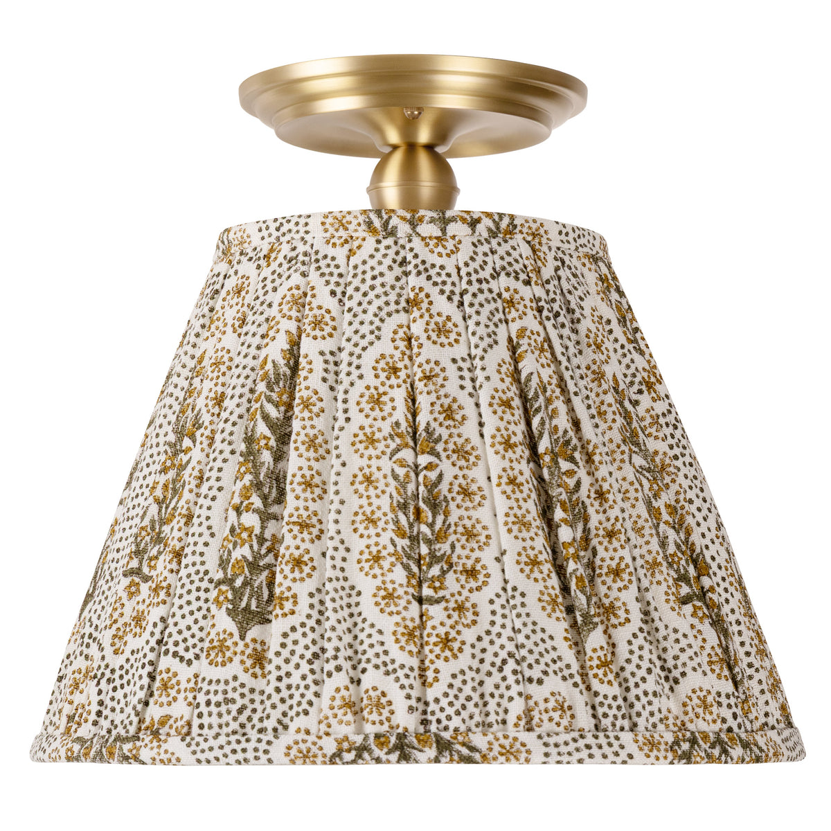 Oxford Surface shown in Brass with a Winfleur Mustard Shade