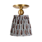 Oxford Surface shown in Heirloom Brass with a Trulli Auburn Shade
