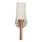 Parker Linen shown in Walnut with a Black and Cream Floral Ceramic